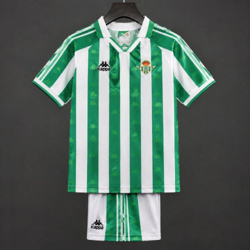 Retro Kids 95/97 Real Betis Home Green Jersey