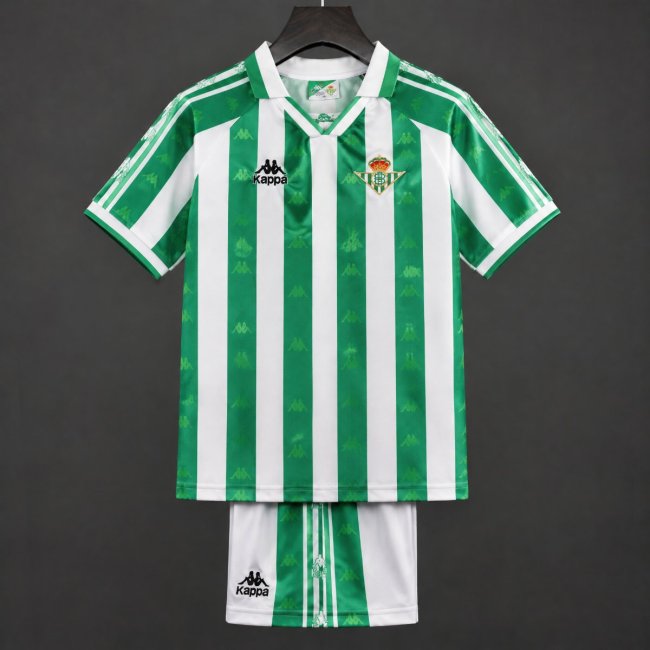 Retro Kids 95/97 Real Betis Home Green Jersey