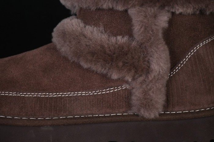 UGG Classic Novelty Cookie Suede Round Toe Slip-On Snow Boots - 1180434 BCDR