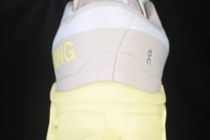 On Cloudmonster 3 Comfort Anti-Slip Durable Cushioned Running Shoes - 3MG10053078 Ivory Limelight