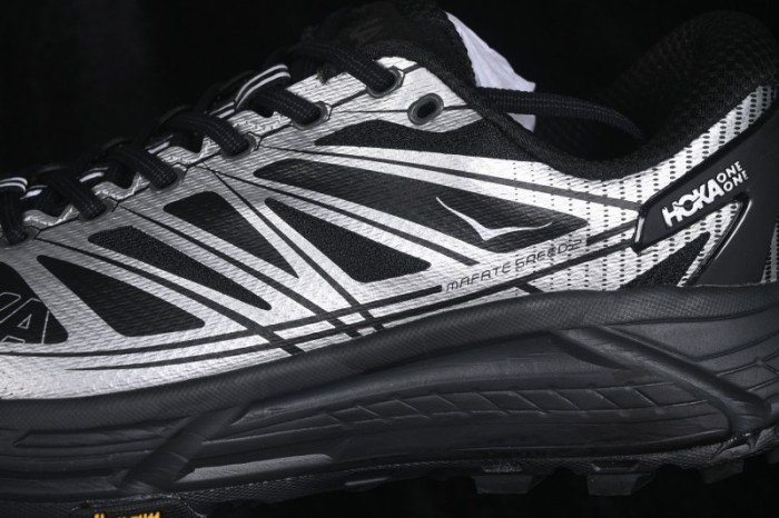 Hoka Mafate Speed 2 Trail Running Shoes with Lightweight Fresh Foam and Vibram Outsole - 1126851 BKSV