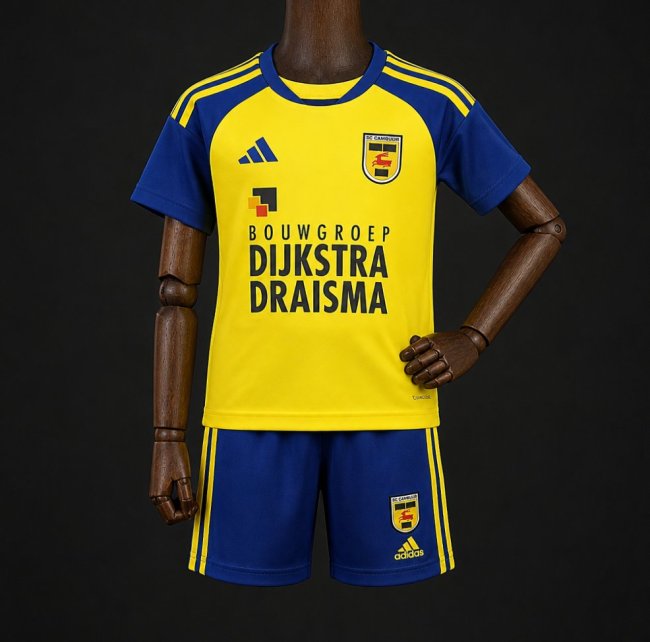 26/27 Kids Cambuur Home Yellow Jersey Kit