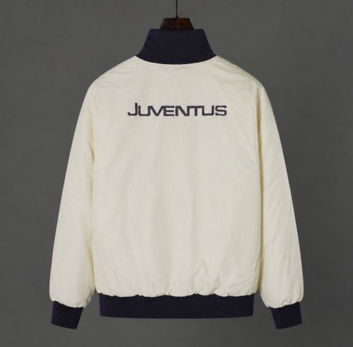 26/27 Juventus White Full Zipper Windbreaker