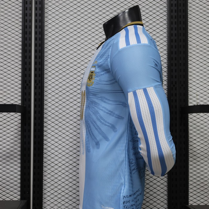 Player Version 26/27 Argentina Messi Signature Edition Long Sleeve Jersey