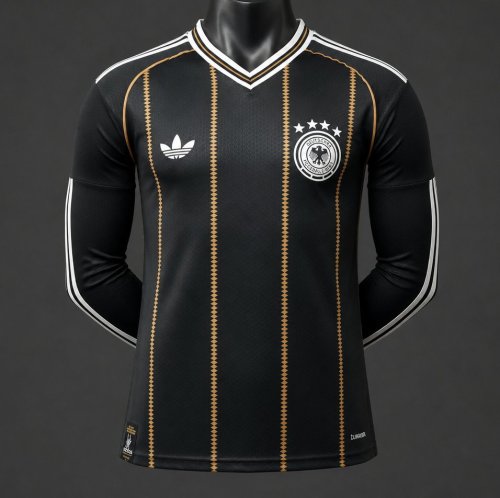 Player Version 26/27 Germany Away Black Long Sleeve Jersey