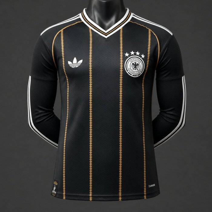 Player Version 26/27 Germany Away Black Long Sleeve Jersey