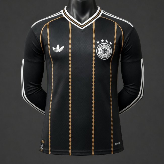 Player Version 26/27 Germany Away Black Long Sleeve Jersey