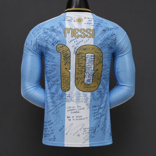 Player Version 26/27 Argentina Messi Signature Edition Long Sleeve Jersey