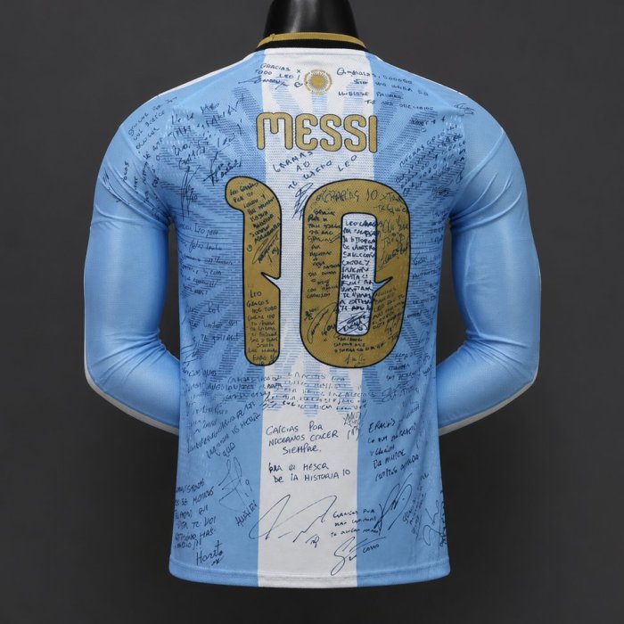 Player Version 26/27 Argentina Messi Signature Edition Long Sleeve Jersey