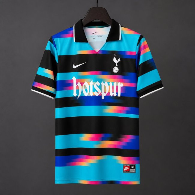 26/27 Tottenham Hotspur Special Edition Black Blue Striped Jersey