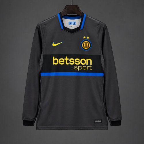 26/27 Inter Milan Third Long Sleeve Black Jersey