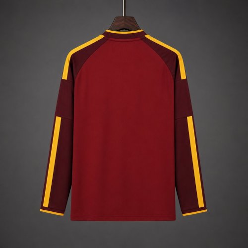 26/27 Roma Home Maroon Long Sleeve Jersey