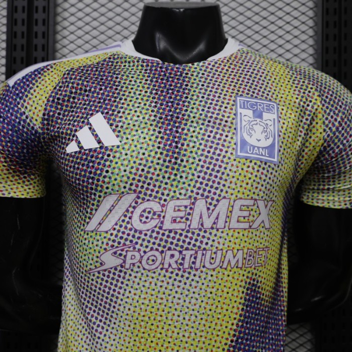 Player Version 26/27 Tigres UANL Away Yellow Purple Jersey