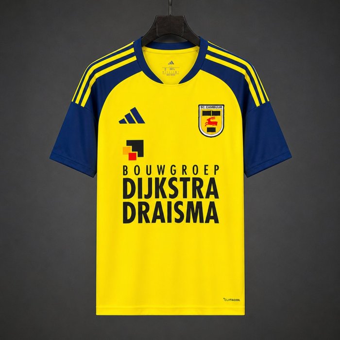 26/27 Cambuur Home Yellow Jersey