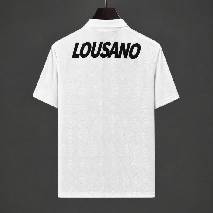 Retro 1994 Santos Pre-Season Home White Black Jersey