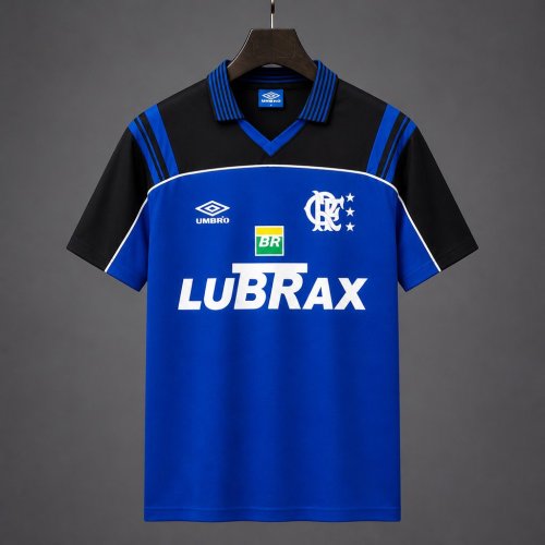 Retro 1999 Flamengo Goalkeeper Home Blue Jersey