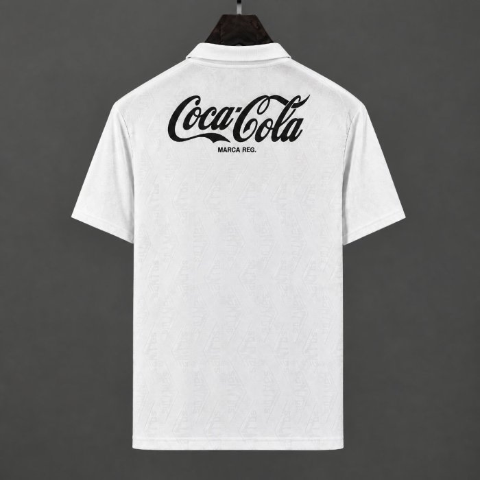 Retro 1993 Santos Home White Jersey