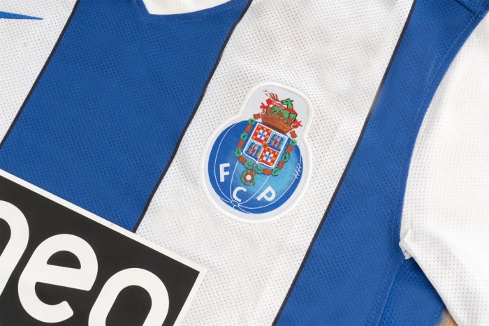 Retro 11/12 Porto Home Blue White Jersey