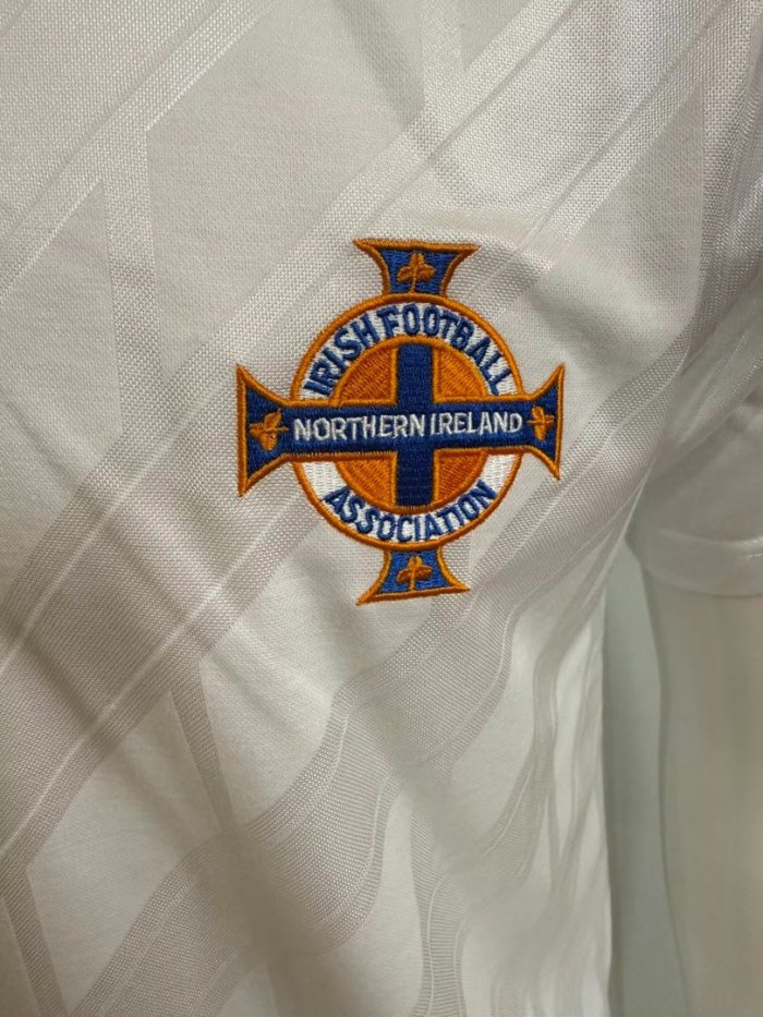 Retro 1986 Northern Ireland Away White Jersey