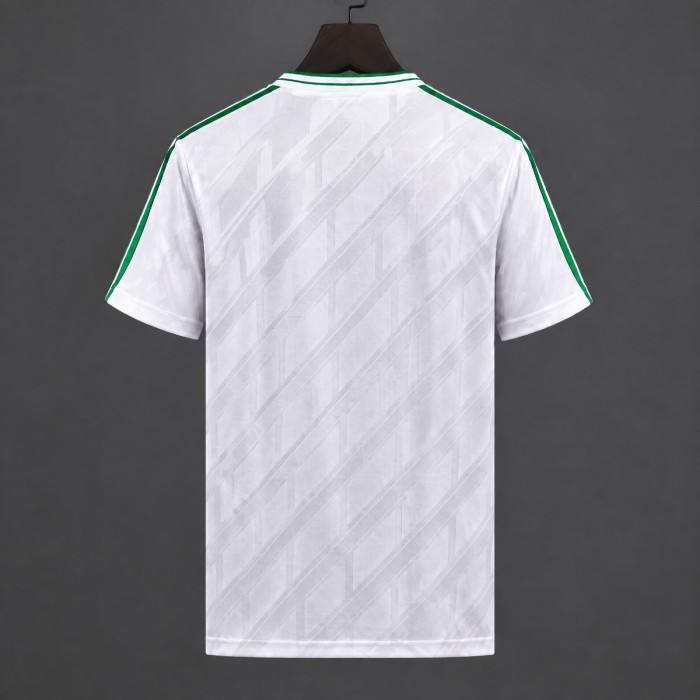 Retro 1986 Northern Ireland Away White Jersey