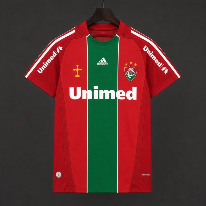 Retro 09/10 Fluminense Third  Red Green Jersey