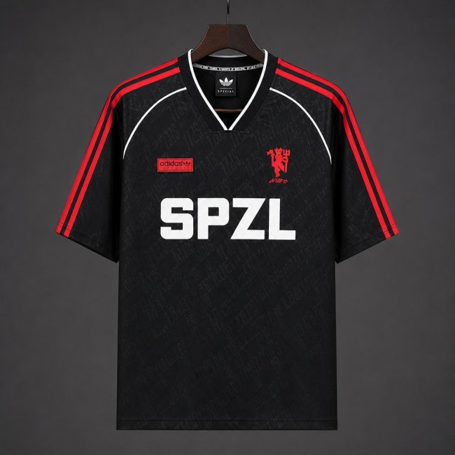 26/27 Manchester United SPZL FC Polo Black Jersey