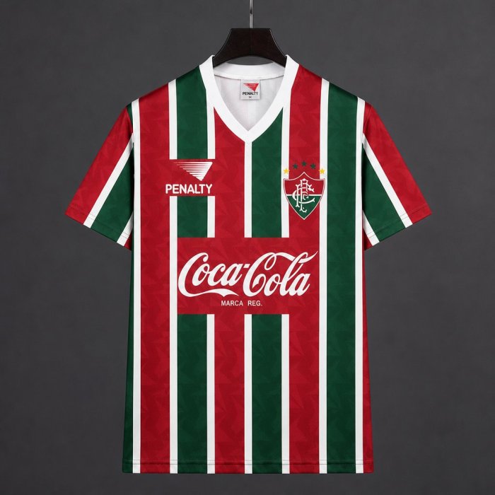 Retro 91/93  Fluminense Home Red Green Jersey