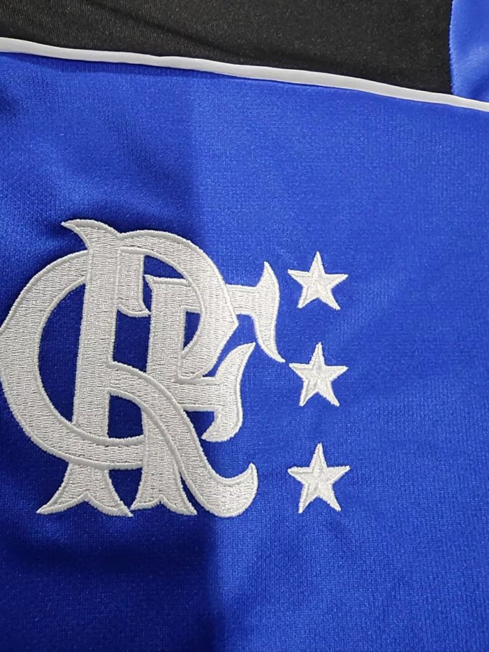 Retro 1999 Flamengo Goalkeeper Home Blue Jersey