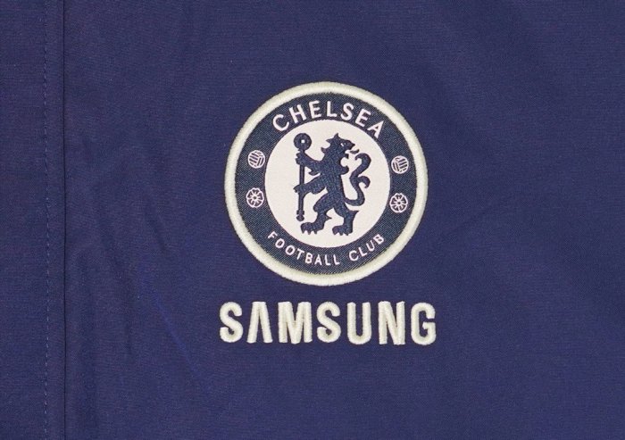 Retro 12/13 Chelsea Blue Full Zipper Windbreaker