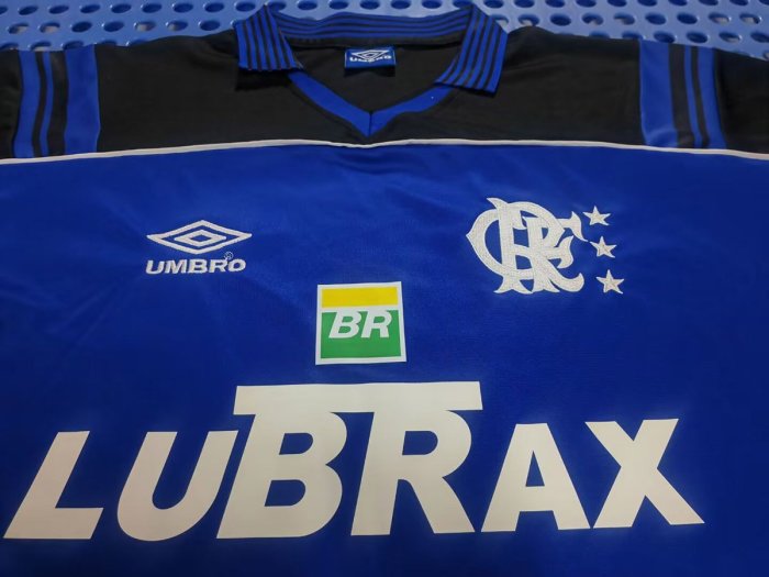 Retro 1999 Flamengo Goalkeeper Home Blue Jersey