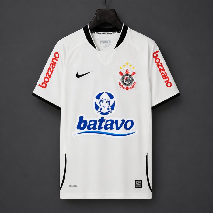 Retro 2009 Corinthians Home White Jersey