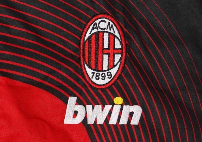 Retro 06/07 AC Milan Red Full Zipper Windbreaker