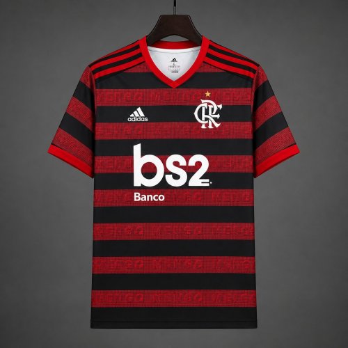Retro 2019 Flamengo Home Maroon Jersey