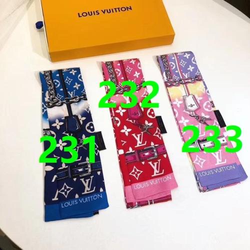 Silk scarf, hair tie , NO BOX, size 8-120cm,  SF15-231-233