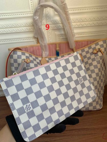canvas leather neverfull bag ,AAAAA ,size PM , MM ,GM ,no box, B130-9