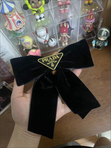 Double-sided velvet bow hair clip，J15-20