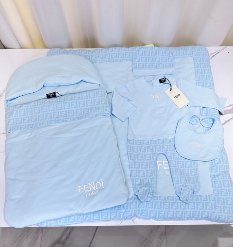 Newborn Baby crawl suit five-piece suit Cloak quilt  set clothes , CL110-5