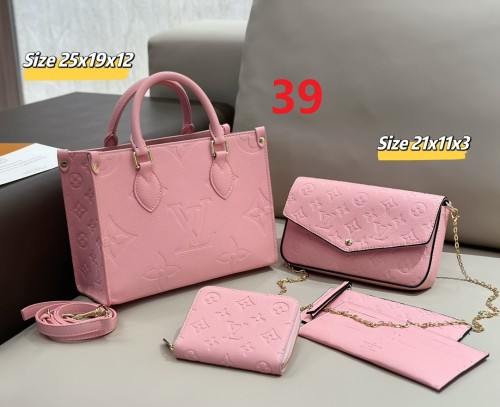 Split leather bag a set,3A ,no box,  B75-39