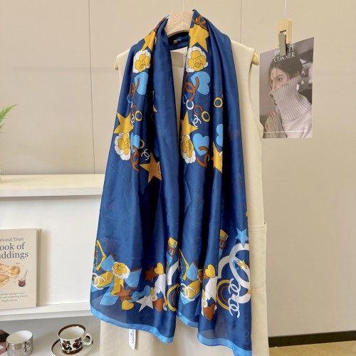 Cotton silk scarf, size 90x180cm, SF20-3-5