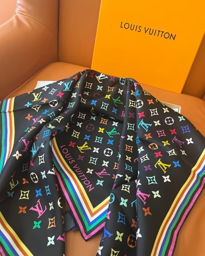 Cotton silk scarf, size 90x90cm, SF20-1-2