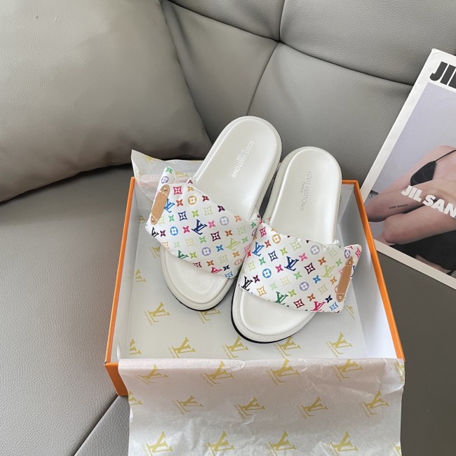 Women men flat slipper shoes, size 35-44, SS60-2973