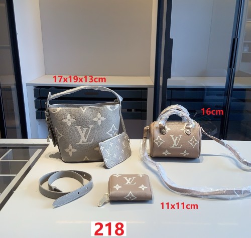 Split leather bag a set,3A ,no box,  B75-218