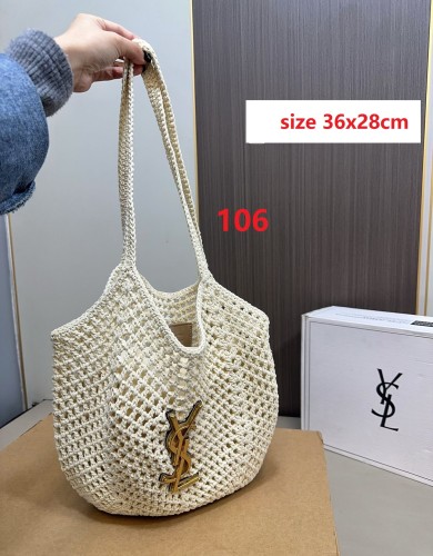 Woven raffia bag ,4A ,size 36x28cm, no box,  B68-106