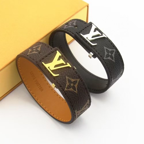 Leather bangle  jewelry , with box, J25-50-51