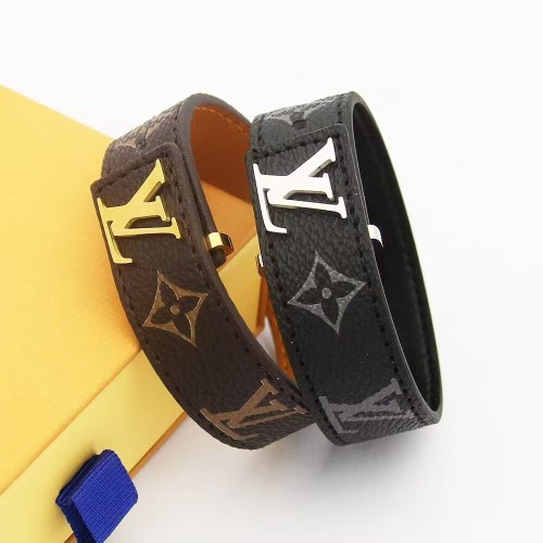 Leather bangle  jewelry , with box, J25-50-51