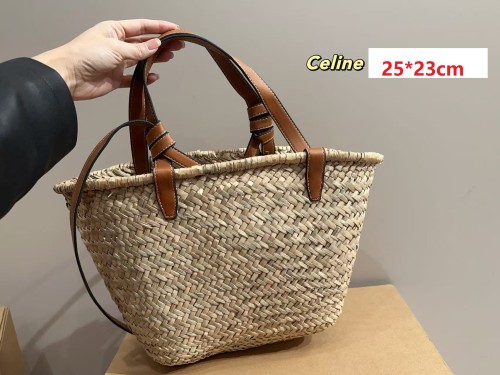 The basket is made of straw bag ,3A ,size 25*23cm, no box,  B68-108