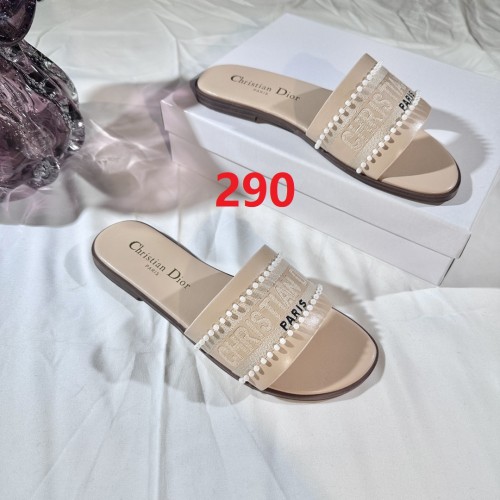 Women flat slipper shoes, size 35-42, with box,SS50-290