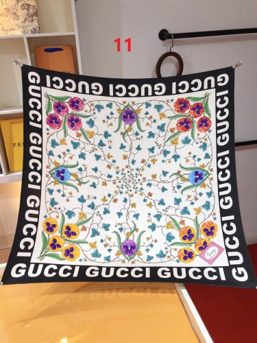 Cotton silk scarf, size 90x90cm, SF20-11