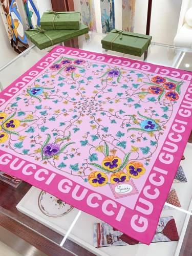Cotton silk scarf, size 90x90cm, SF20-12
