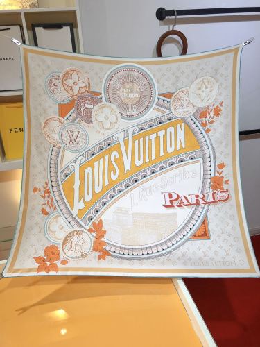 Cotton silk scarf, size 90x90cm, SF20-21